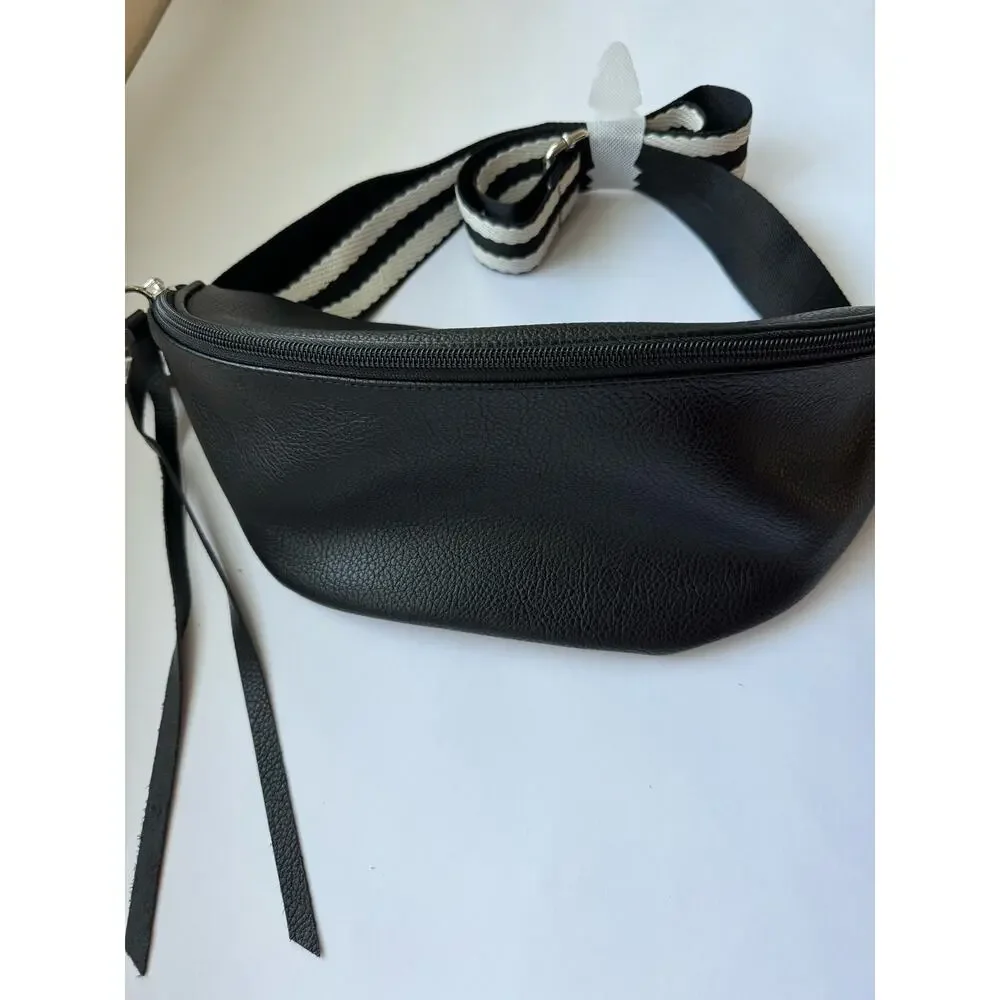 NWT Black Crossbody Sling / Belt Bag/ Fanny Pack with Adjustable Strap